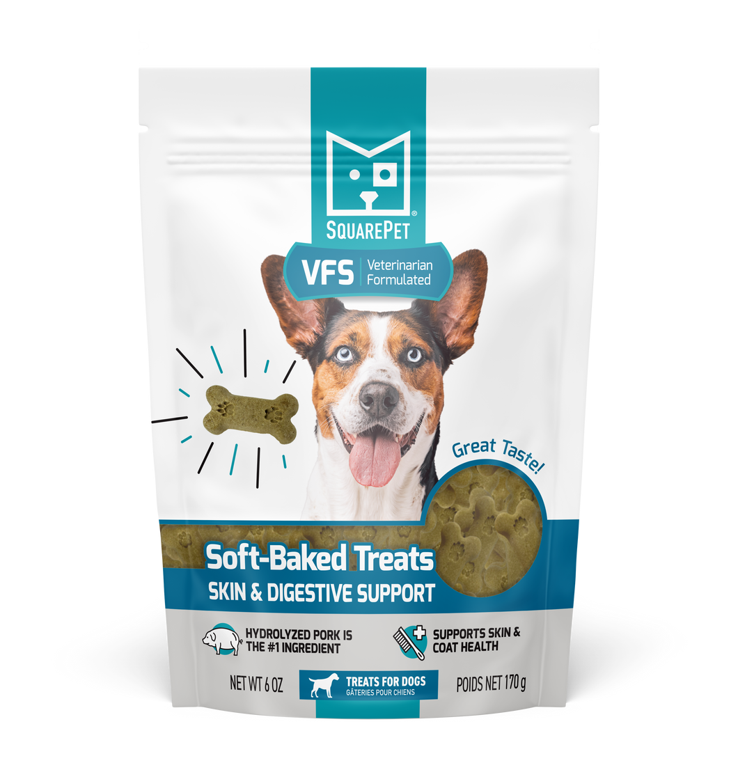 VFS® SKIN & DIGESTIVE SUPPORT SOFT-BAKED TREATS FOR DOGS