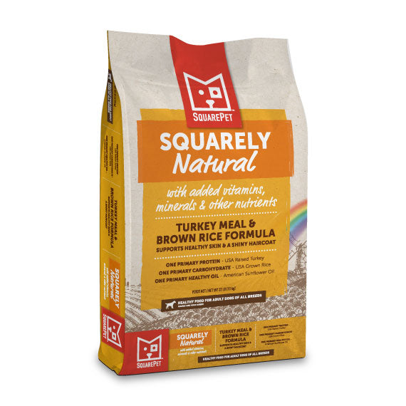 Squarely Natural Turkey Meal Brown Rice Limited Ingredient